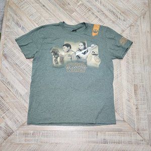 Star Wars The Last Jedi Short Sleeve Tee Sz L